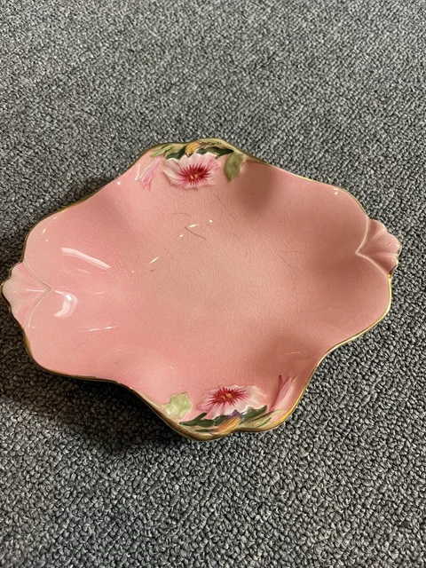 Royal Winton Grimwades Dish Collectible VINTAGE MADE IN ENGLAND Pink Petunia