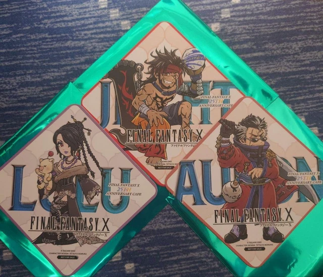 FINAL FANTASY X 25th Anniversary Cafe Coaster Set of 6 $88.11