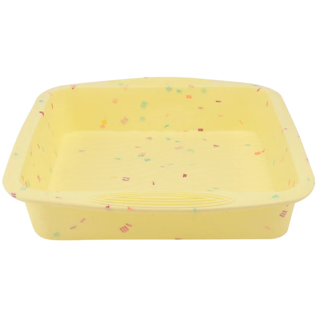 Stampo per torta silicone padella per cupcake pane silicone stampi gommosi gel di silice giallo