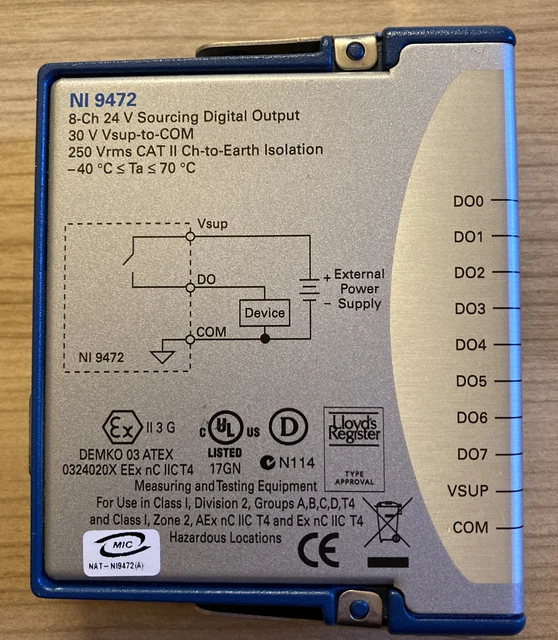 National Instruments NI 9472 cDAQ Modulo uscita digitale