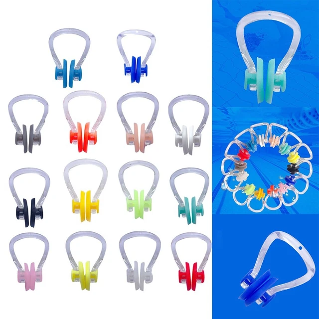 Pince-nez de protection en silicone étanche pour la natation et le