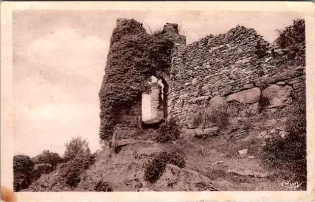 *45511 cpsm 09 Luzenac - Château de Lordat - ruines du Donjon