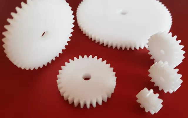 Gears Module 1 Plastic Milled 10 To 120 Teeth - Pom Plastic Spur gear
