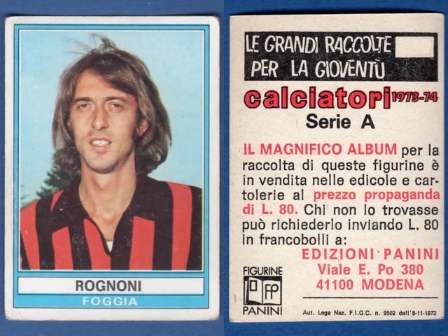 Figurine Panini Calciatori 1973/74 - Roma 27 Scudetto - Neuve, Rare, épuisée