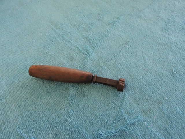 Bookbinding Tool Gold Leaf Decorative Design Leather Vintage Antique.