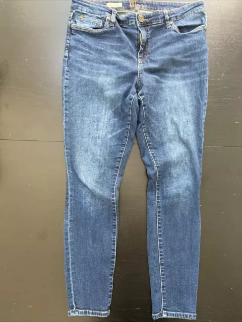 Kut from the Kloth TOOTHPICK Skinny Jeans Size 14 Stretch. Preowned