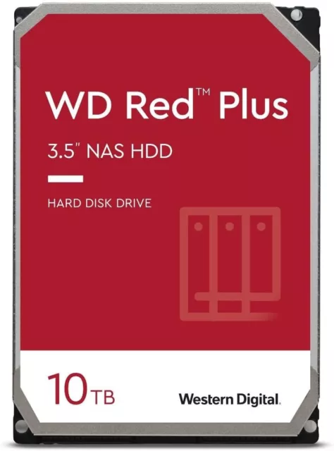 Western Digital Wd Red Plus 3.5" Nas Hard Disk Drive 10Tb Wd101Efbx