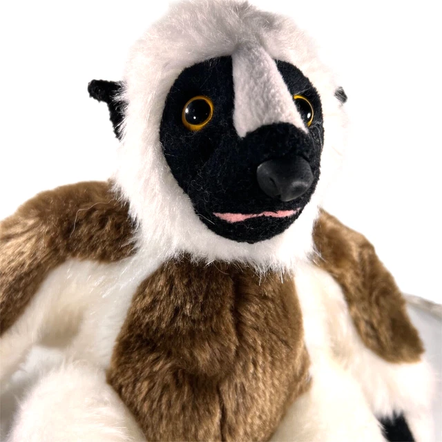 ZOBOOMAFOO ZOBOO PLUSH Lemur PBS Monkey Soft Stuffed Animal Toy Vintage