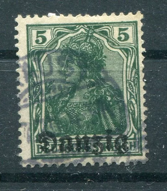 Danzig STEMPEL PRAUST gest. (Z9222