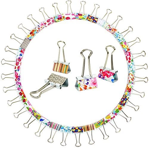 Cute Decorative Binder Clips - Best for Home and Office - Binds and Keeps