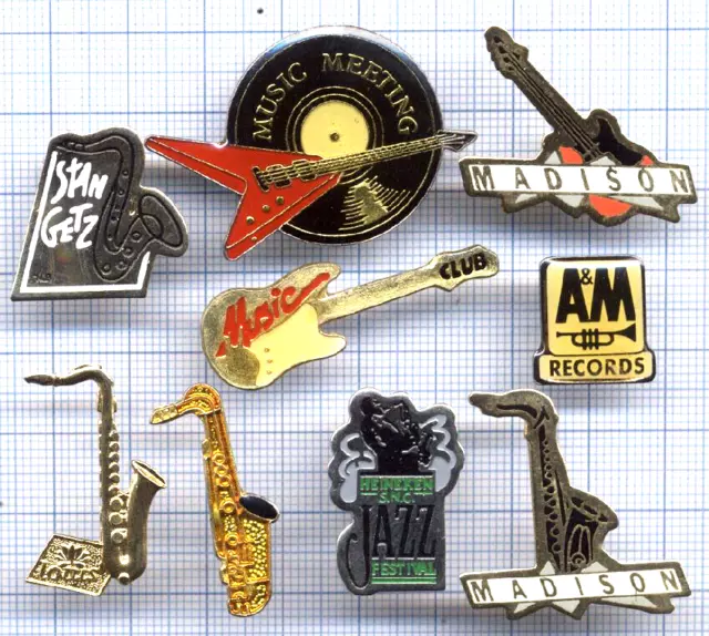 Lot Pin's Musique Music Meeting Festival Guitares Jazz saxo trompette STAN GETZ