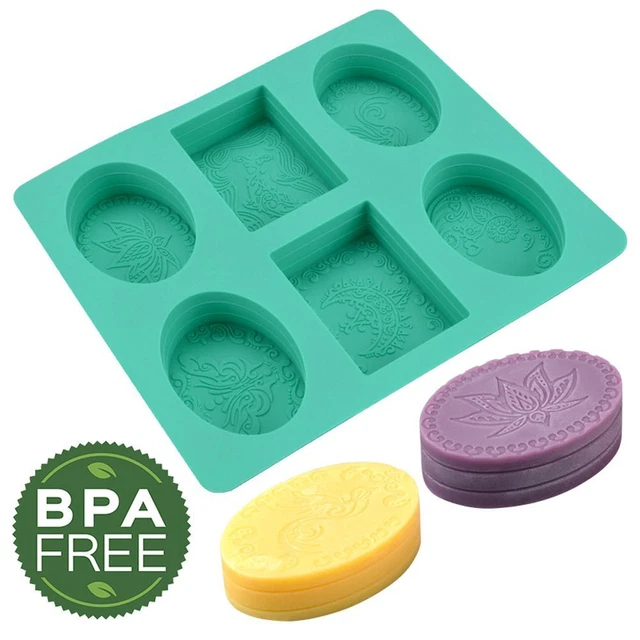 bonbon de pudding Fournitures de savons Moule à gâteau Moule de savon silicone