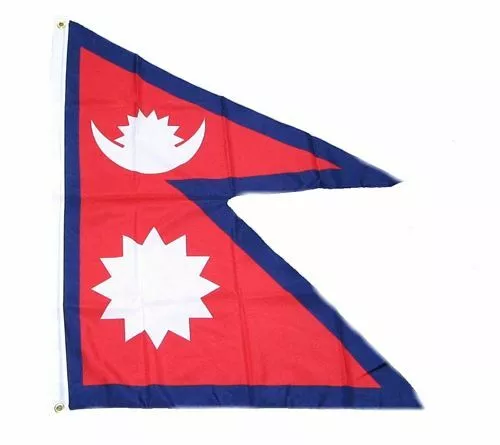 Fahne / Flagge Nepal 90 x 150 cm