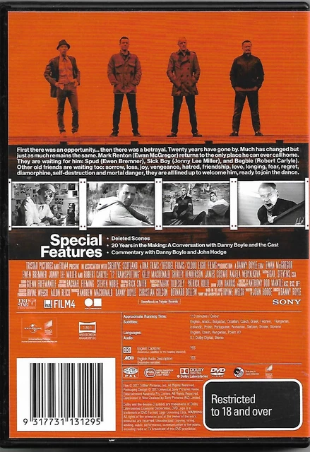 T2 Trainspotting (2017) DVD 2