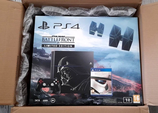 PS4 1To Édition Limitée Darth Vader Star Wars Battlefront - Console Occasion PAL