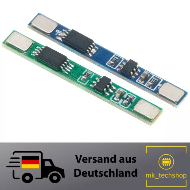 1S 3.7V 3A Li-Ion 3,2V 2,5A LiFePO4 BMS PCM Batterie Schutz Board Schaltung