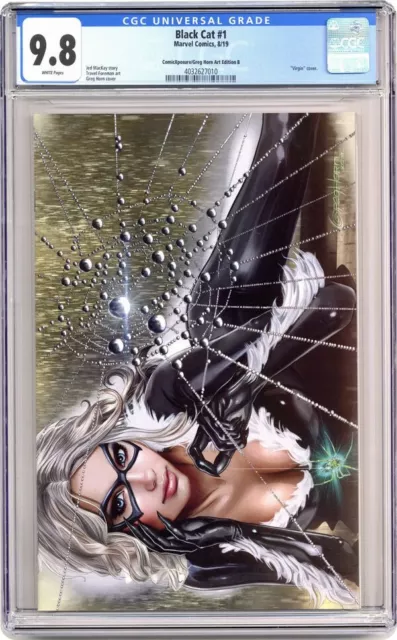 Black Cat #1 ComicXposure Greg Horn Virgin Variant Marvel Comics 2019 CGC 9.8