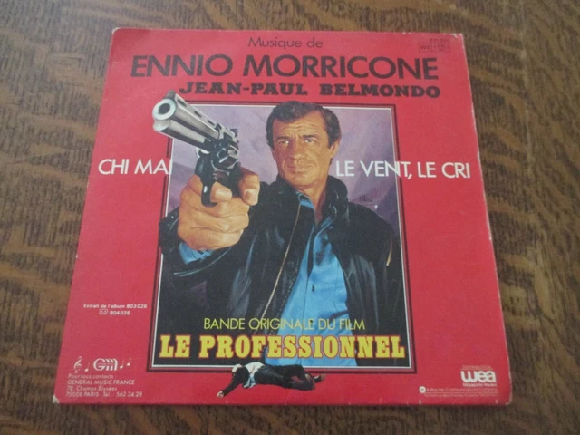 45 tours ENNIO MORRICONE bande originale du film "le professionnel" chi mai