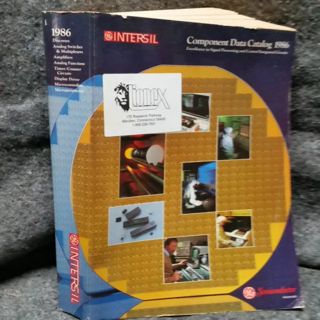 Electronics Manual GE-Intersil Component Data Catalog 1986
