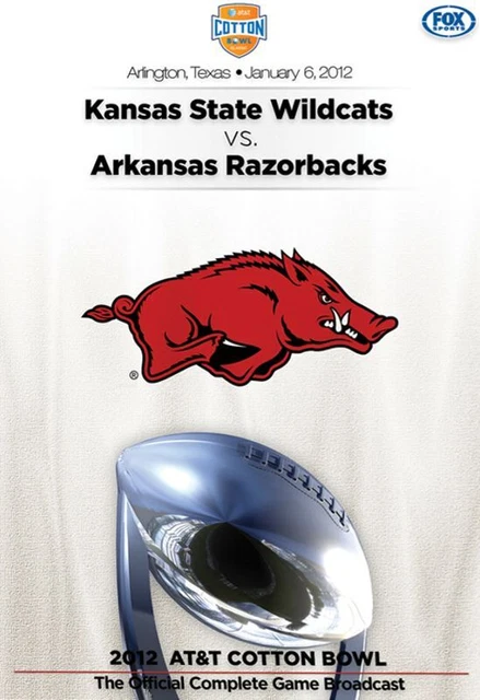 2012 At&T Cotton Bowl Classic: Kansas State Wildcats Vs. Arkansas Razorbacks New
