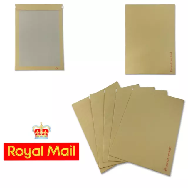 C3/A3 (457x324mm) CARDBOARD BACKED ENVELOPES Please Do Not Bend Hard Back Board
