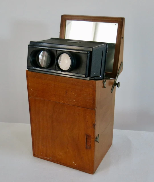 Stéréoscope de collection pliable Damoy OMNIUM en métal