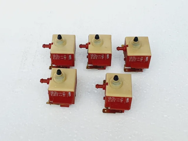 Lot of 5 Milwaukee 1246.3321 8A 250VAC 125V AC/DC Switch # New