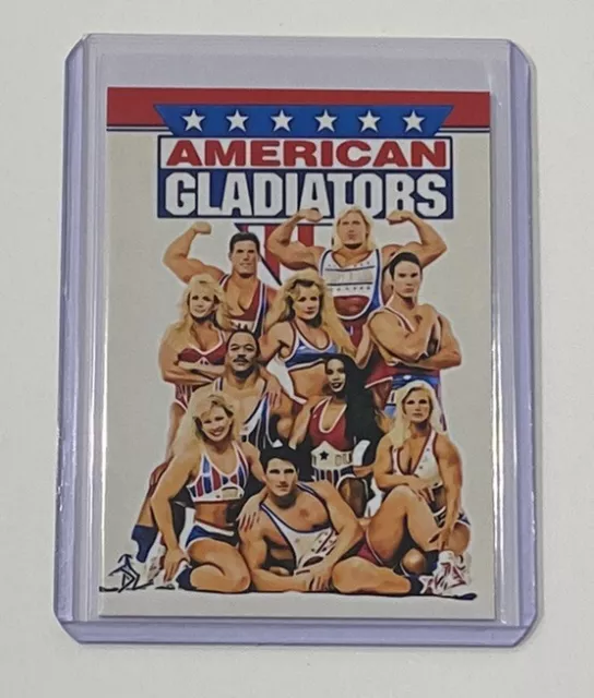American Gladiators Limited Edition Artist Signed Trading Card 1/10