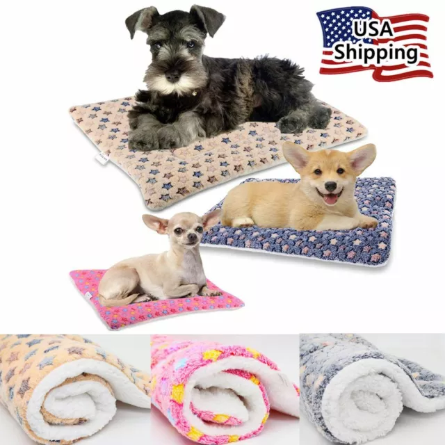 Pet Bed Cushion Mat Pad Dog Cat Kennel Crate Cozy Soft Sleeping Bed Pads X-Large