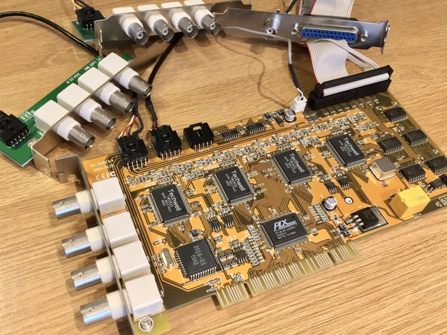 TECHWELL TW6800 PCI 12 Channel Cctv Dvr Video Capture Card 30.00