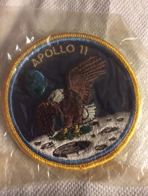 NASA Apollo 11 Authentic 1969 patch Made By Lion Brothers Mint 2