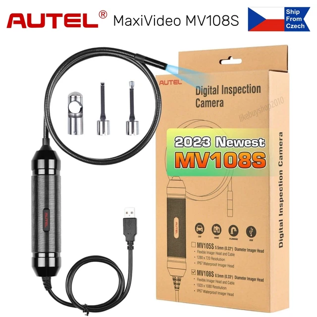 Telecamera di ispezione ed endoscopi Autel MaxiVideo MV108S 8,5 mm per MK908 IM608 MK906