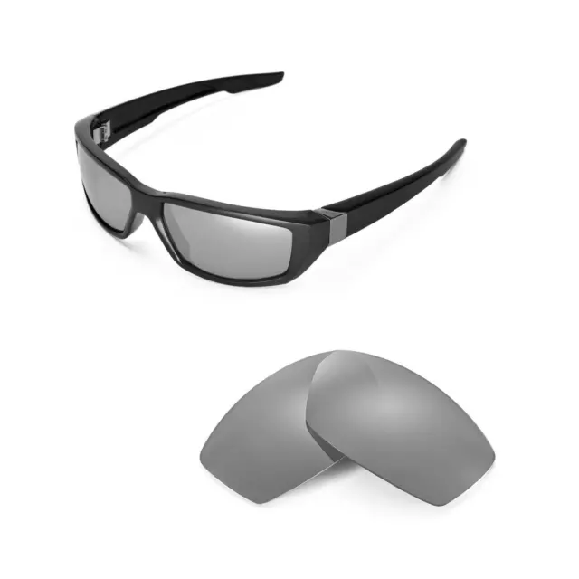 Walleva Titanium Polarized Replacement Lenses For Spy Optic Dirty MO Sunglasses