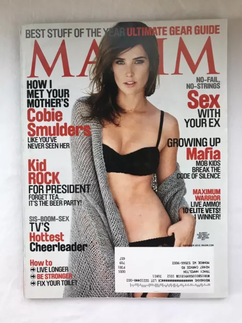 Maxim Magazine December 2010 - Cobie Smulders & Kid Rock for President