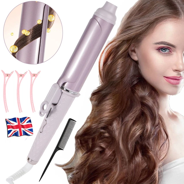 Curling Wand 40MM Curling Tongs Wavy Rotating Curling Iron 87W Hair Curler Pro