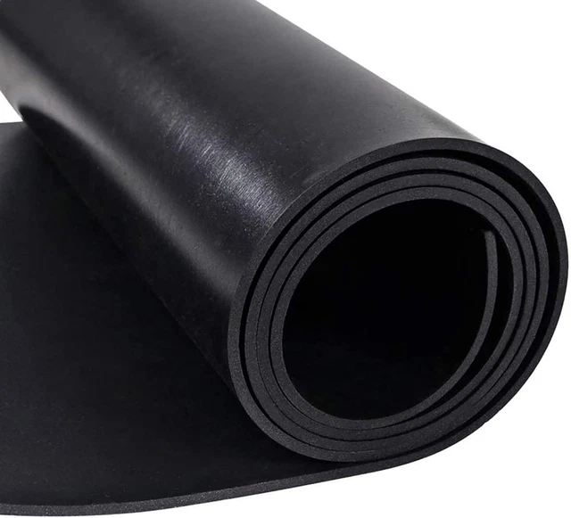 Rubber Sheet 1/8" Thick X 40" Wide X 40" Long Heavy Duty Rubber Sheetin