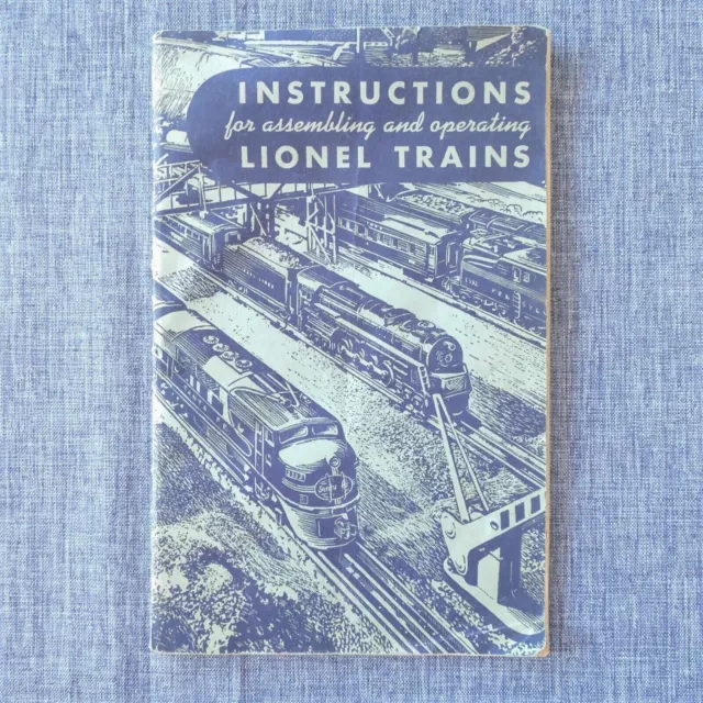 1949 Instructions for Assembling and Operating Lionel Trains Vintage Booklet #3