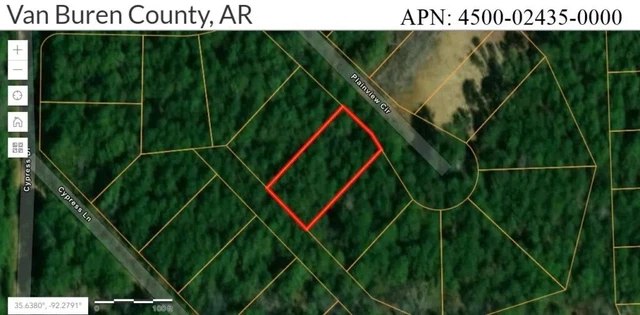 0.24 acres Lot/Land in Shirley Arkansas NO RESERVE. No Liens or backed taxes