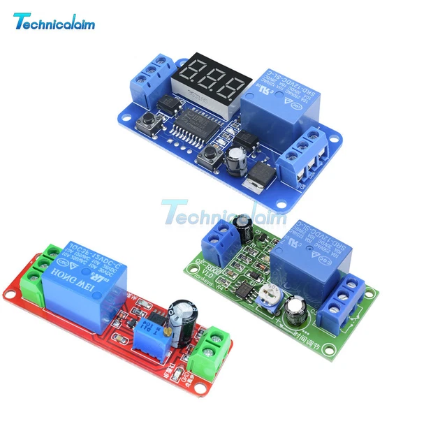 DC 12V NE555 Delay Time Relay Timer Switch Adjustable Module Digitla