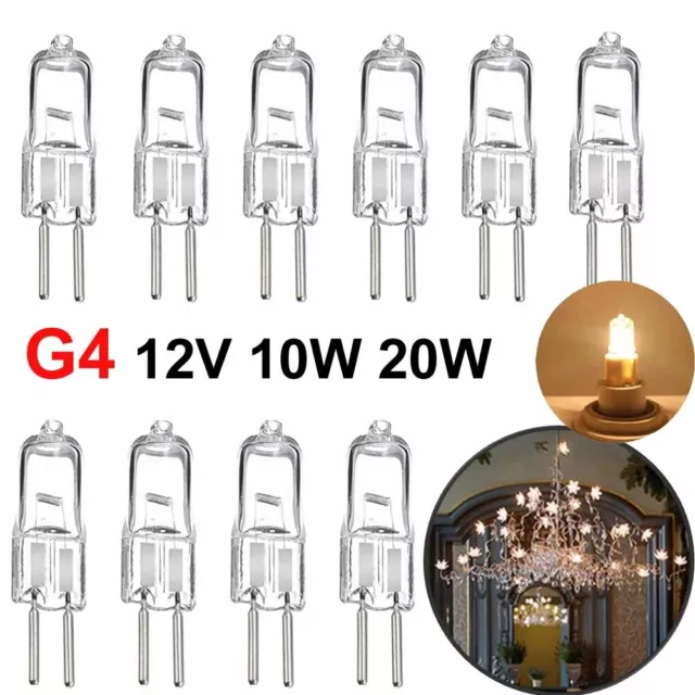 10X G4 Halogen Capsule LED Light Bulb Replace Bulbs Lamps AC 2Pin - 12V 10W-20W