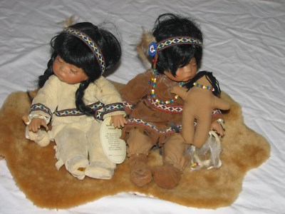 Emerald Indian Doll Collection, Willie and Wanda