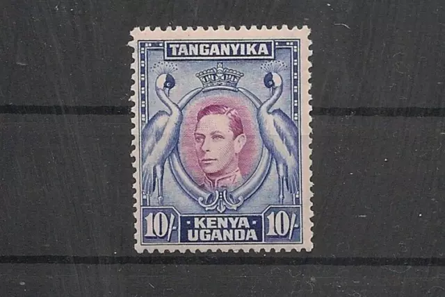 Kenya Uganda Tanganyika 1938 KGVI 10/- SG#149 Perf 13¾ SG#149 Mint Hinged