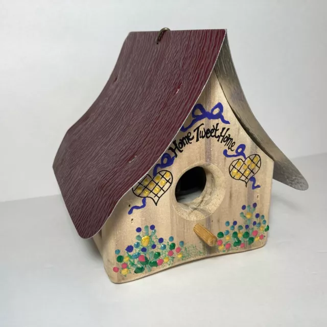 P Graham Dunn Amish Bird House Wind Up Music Eggnest Collection Dalton OH