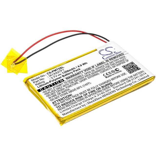 Battery for Palm Tungsten T5 IA1XA27F1 Pocket PC PDA CS-PMT5SL 3.7v 1350mAh