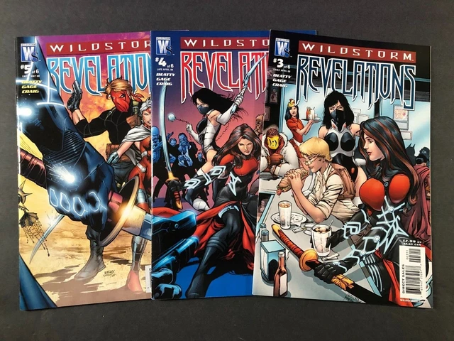 Revelations 3 Issue Wildstorm Comic Book Lot / Set