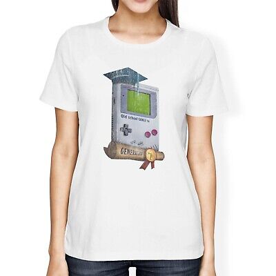 1Tee Womens Loose Fit Old School Gamer Gameboy T-Shirt