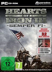Hearts of Iron 3 Semper Fi (Add-On ) (PC) by Koc... | Game | condition very good