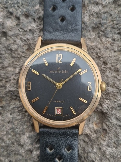 Cadran De Montre De Plongée Michel Herbelin Automatic - Diamètre 28,59 Mm - Occasion Top état