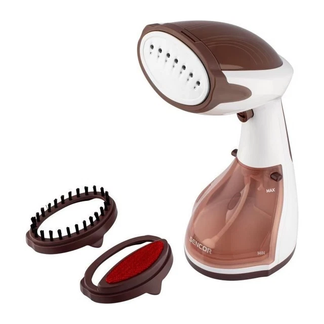 QEXREED Defroisseur Vapeur Vertical, 1300W Steamer, Réservoir Large de 260ML, Repassage & Vapeur, 2 Réglages de Vapeur, Détachant les Plis des Tissus, Taille Compacte pour les Voyages Maison, Bureau
