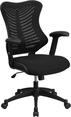 con seduta in ecopelle nero struttura colore nero di Lotz Stelo laiuto la base stabile 